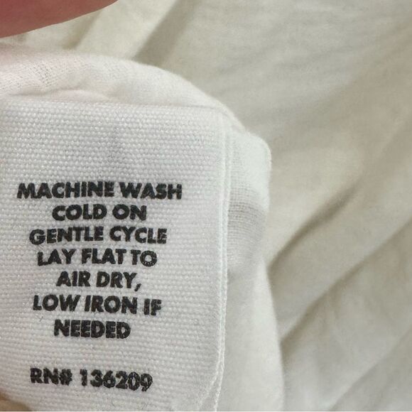 NWT Hatch The Carolina Maternity Dress in White Gauze Cotton - Picture 15 of 16